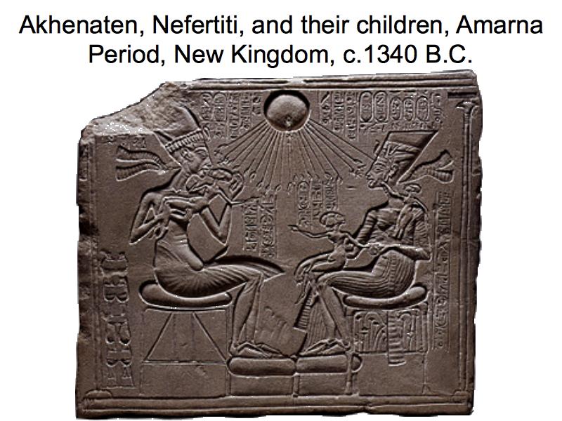 akhenaten nefertiti and their children