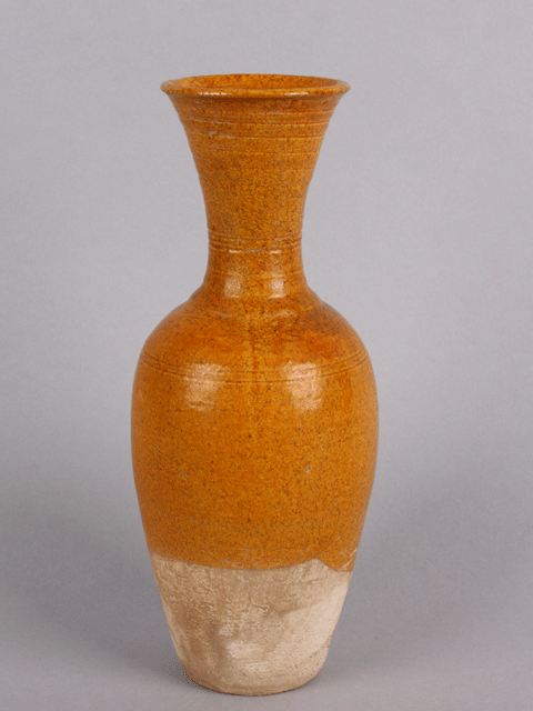 Honey glaze vase