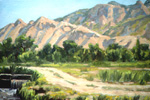 Chamisal Acequia oil by Jeff Potter  SOLD