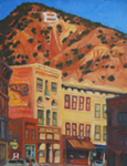 Bisbee, AZ Afternoon oil painting by Jeff Potter AVAILABLE
