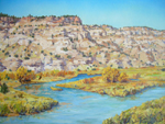 San Juan River in Autumn oil by Jeff Potter AVAILABLE