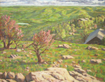 Spring Comes to Shenandoah NP oil by Jeff Potter AVAILABLE